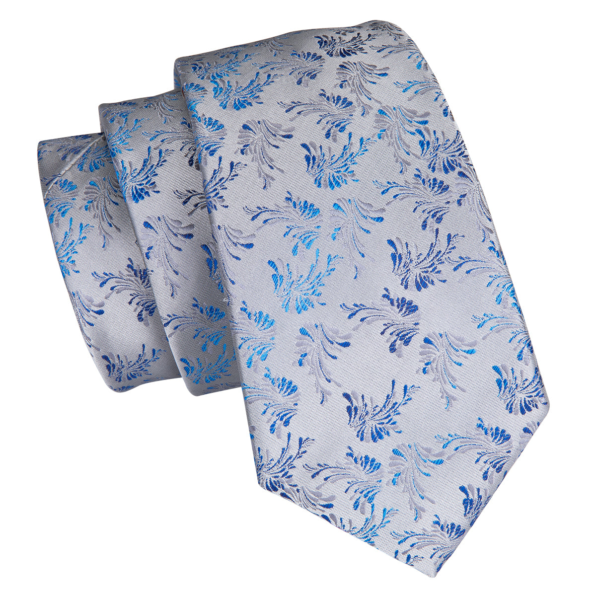 Sapphire Steel Swan Wing Silk Tie