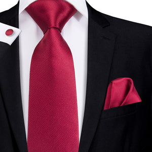 Solid Midnight Ruby Silk Tie – The Bougie Birdie