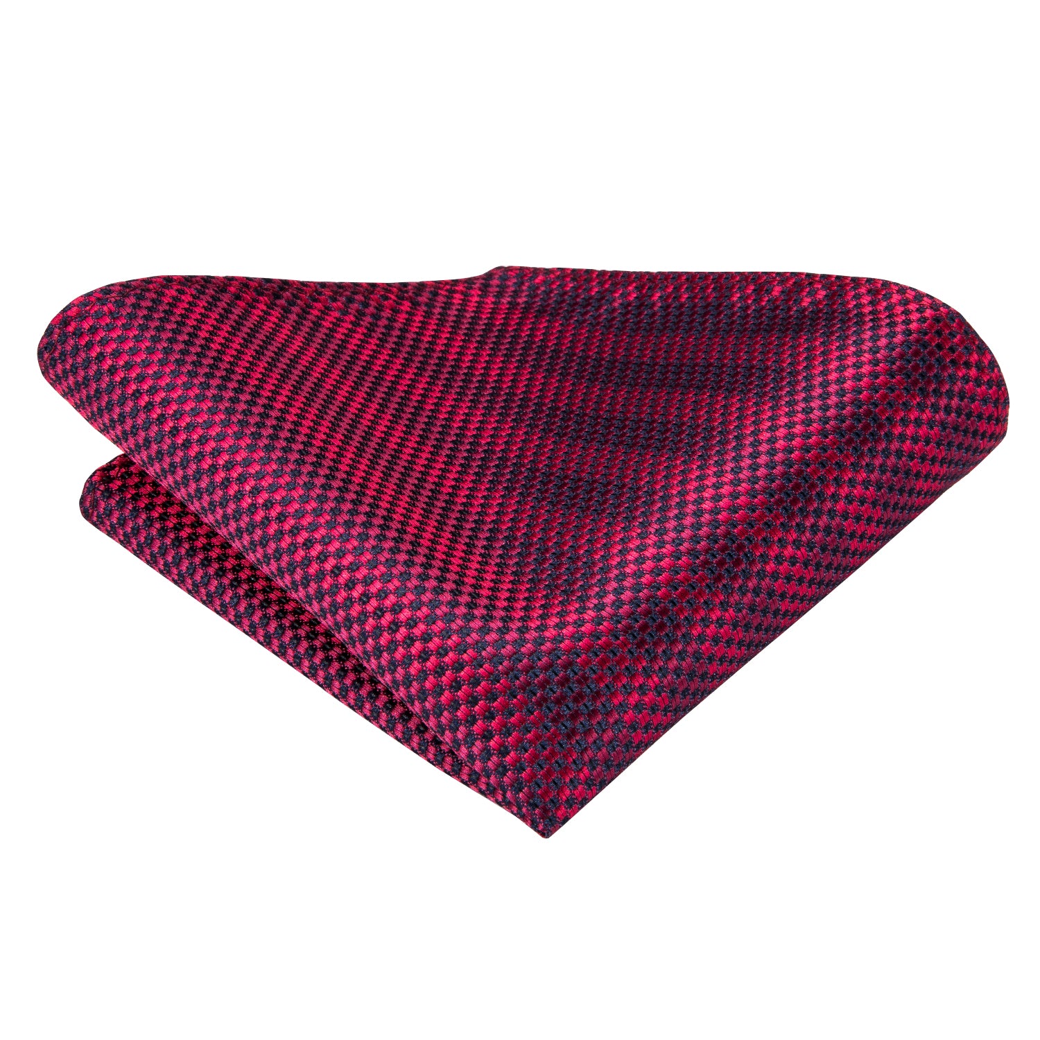 Midnight Ruby Striped Silk Tie