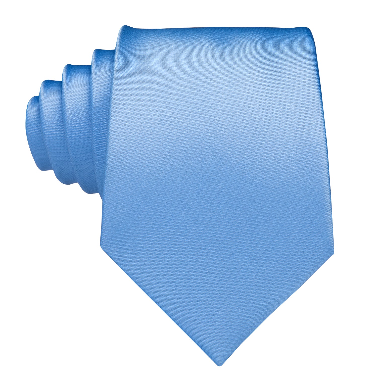 Solid Sky Blue Silk Tie