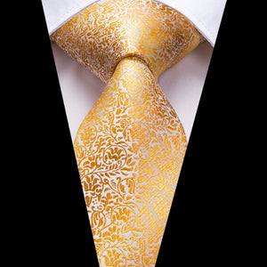 Amber Sky Vines Silk Tie