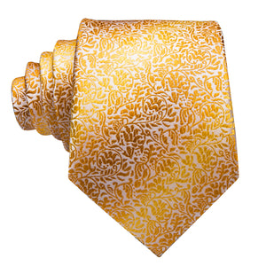 Amber Sky Vines Silk Tie