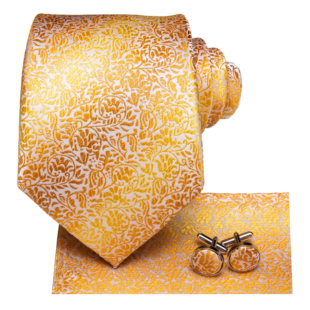 Amber Sky Vines Silk Tie