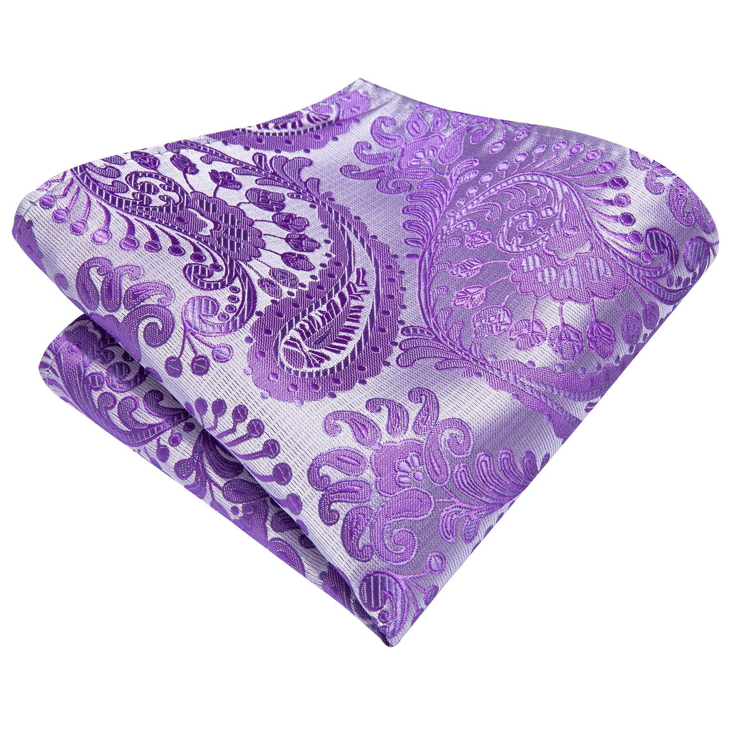 Amethyst Paisley Silk Tie