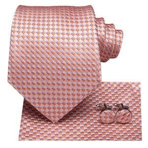 Rose Gold Diamond Silk Tie