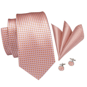 Rose Gold Diamond Silk Tie