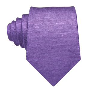 Solid Amethyst Streaks Silk Tie