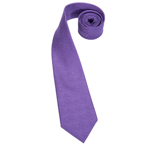 Solid Amethyst Streaks Silk Tie