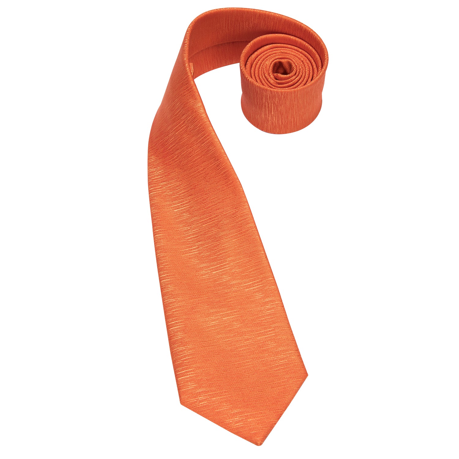 Solid Amber Streaks Silk Tie